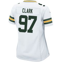 #97 Kenny Clark Nike Womens Away Game Jersey