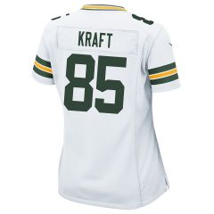 #85 Tucker Kraft Nike Womens Away Game Jersey