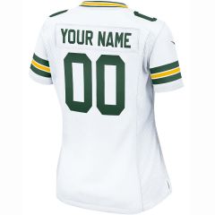 Packers Womens Nike Custom Away Game Jersey