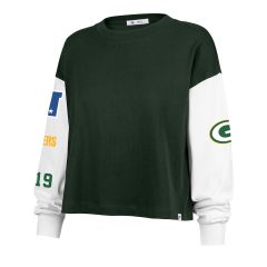 Packers '47 Womens Badge Sydney Cropped T-Shirt