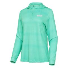 Packers Antigua Womens Horizon Hooded 1/4 Zip