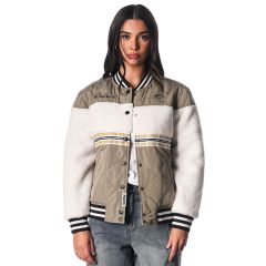 Packers Wild Collective Womens Bomber Jacket