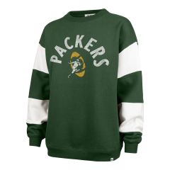 Packers '47 Womens Throwback Barred Crew