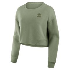 Packers Fanatics Womens Signature Cropped Crew