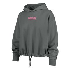 Packers '47 Womens Bright Side Cropped Hoodie