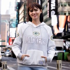 Packers Icer Womens Silver Fox Hoodie
