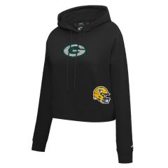 Packers Pro Standard Womens Jewels Cropped Hoodie
