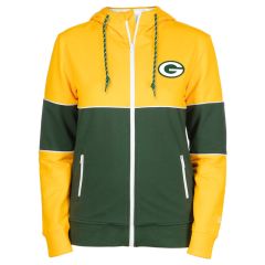 Packers New Era Womens Active Full Zip Hoodie