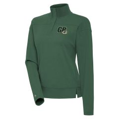Packers Antigua Womens Connection 1/4 Snap Top
