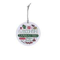 Lambeau Field Julia Gash Holiday Ornament
