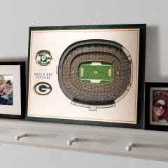Lambeau Field 5-Layer StadiumView 3D Wall Art