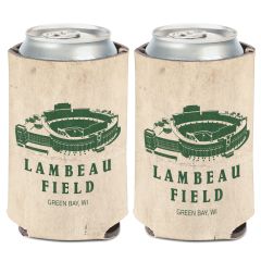 Lambeau Field 2-Tone Aerial View Can Cooler