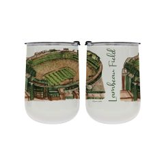 Lambeau Field Watercolor Wine Tumbler