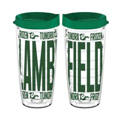 Lambeau Field Elevated Double Wall Plastic Tumbler