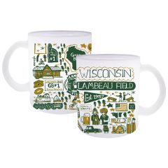 Lambeau Field Julia Gash Frosted Mug