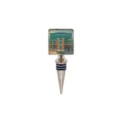 Lambeau Field Facade Marble Tile Wine Stopper