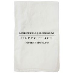 Lambeau Field Happy Place Kitchen Towel