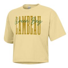 Lambeau Field Womens Boxy Cropped T-Shirt