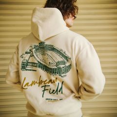 Lambeau Field Boxy Stadium Hoodie