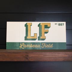 Lambeau Field Wincraft Vault Wood Sign