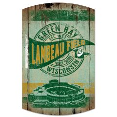 Lambeau Field Wincraft Banner Wood Sign