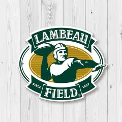 Lambeau Field Laser Cut Steel Logo