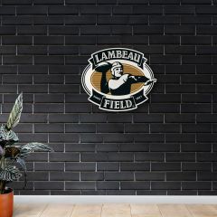 Lambeau Field Laser Cut Steel Logo