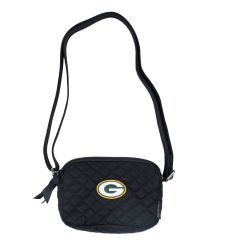 Packers Vera Bradley Black Small Crossbody Bag