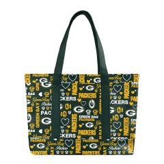 Packers Love Logo Tote Bag
