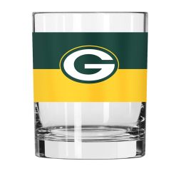 Packers Team Color-Blocked Rocks Glass