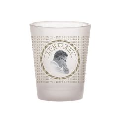 Packers Lombardi Frosted Deluxe Glass