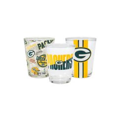 Packers FOCO 3-Pack Shot Glass Set