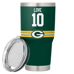 Packers FOCO #10 Jordan Love Tumbler