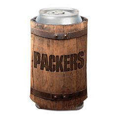 Packers Rustic Barrel Can Cooler
