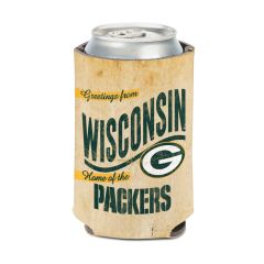 Packers Wincraft Postcard Can Cooler