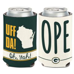 Packers Wincraft WI Slang Can Cooler