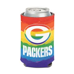 Packers Wincraft Pride Paint Smear Can Cooler