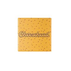 Cheesehead&reg; Script Ceramic Coaster