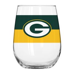 Packers Team Color-Blocked Stemless Wine Glass