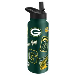 Packers Dream Weave Quencher Water Bottle