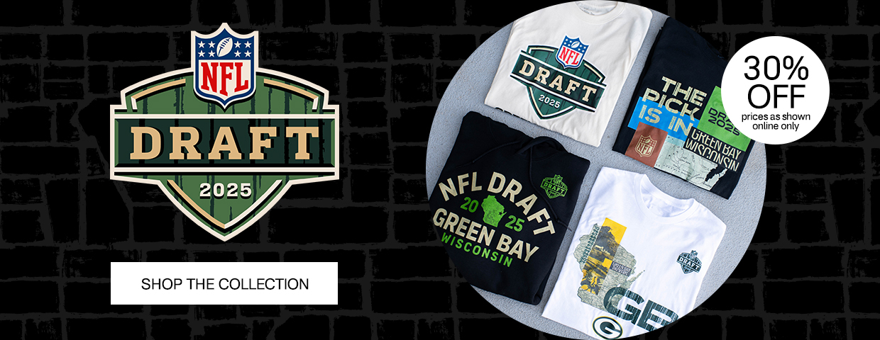 30% off price shown. Online only. NFL Draft