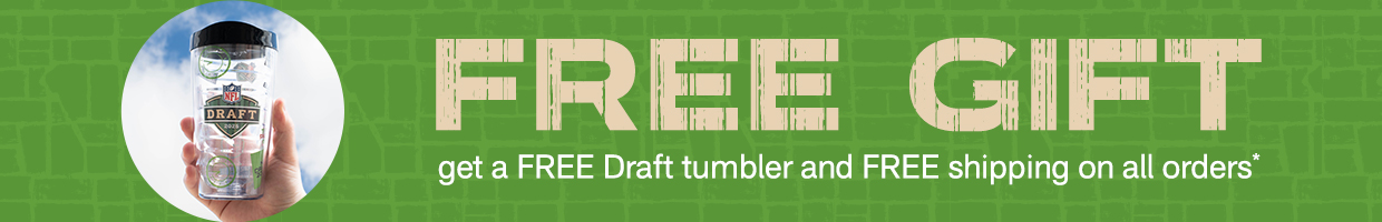 Free gift. get a free draft tumbler and free shipping on all orders 