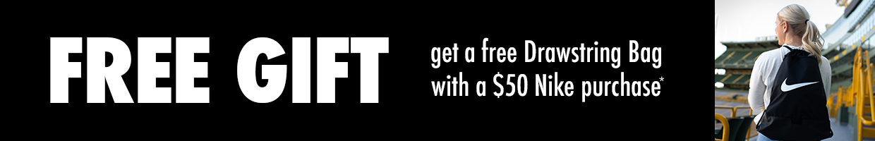 Free Gift. Get a free drawstring bag with a $50 nike purchase