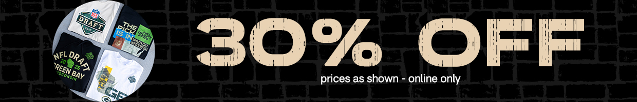 30% off. Prices as Shown. Online Only. 