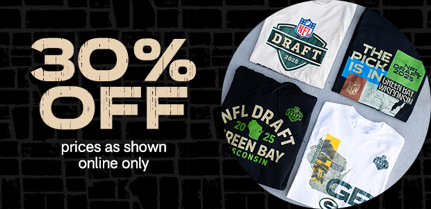 30% off. Prices as Shown. Online Only. 
