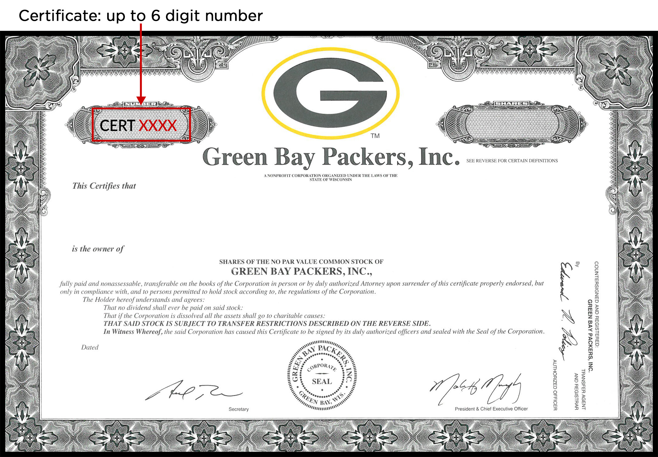 packers shareholder merchandise